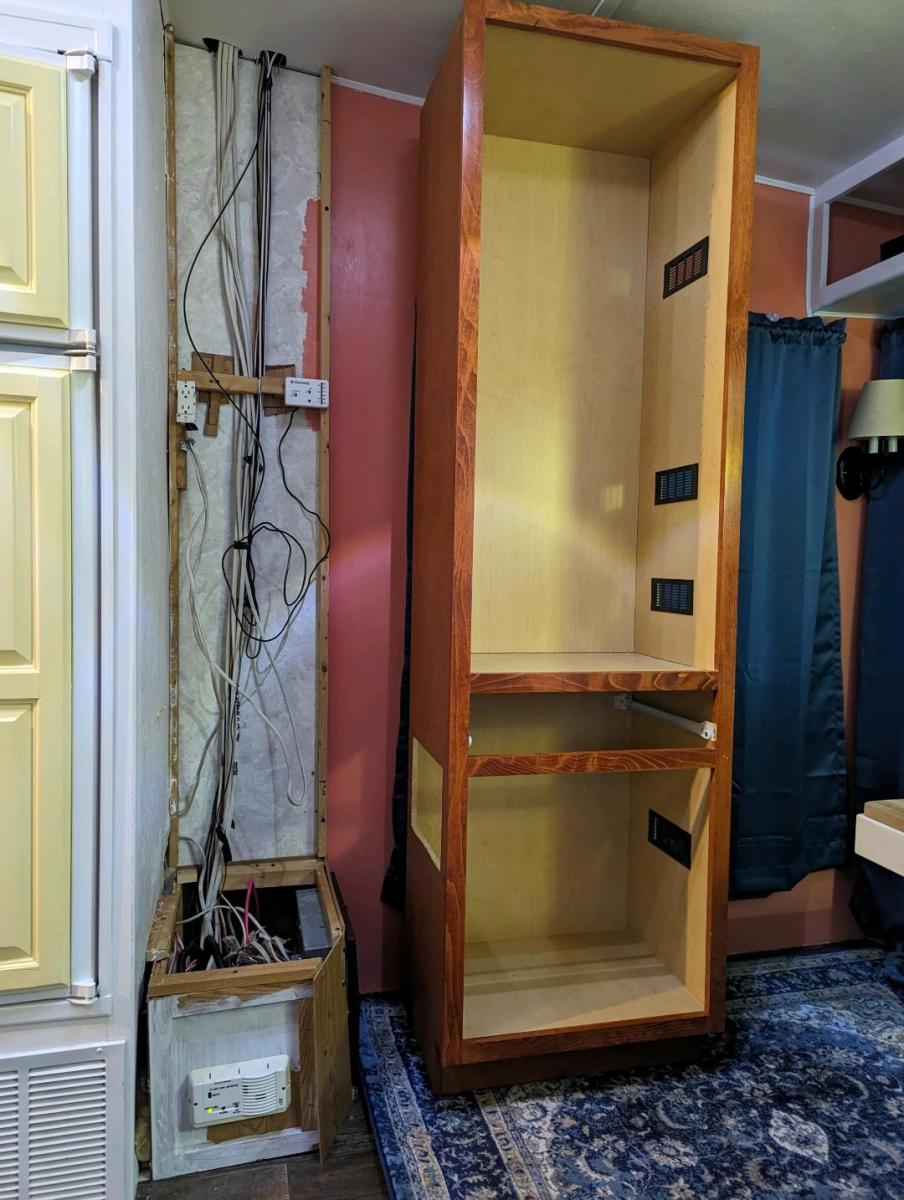 New Electrical cabinet & pantry