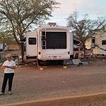 Trails  and campgrounds on the road