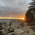 Manistique Lakeshore Campground 
Sunset