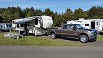 MONTANA 3790 at the Navy MWR campground, Pacific Beach, Washington for the fist outing.