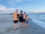 Texas gulf coast with two of the grandkids!