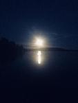 the Wolf moon very Hood Canal