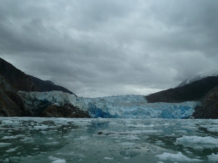 fjord glacier out of juneau ak