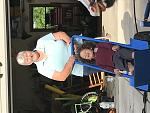 Grandma taking Mathew for a ride